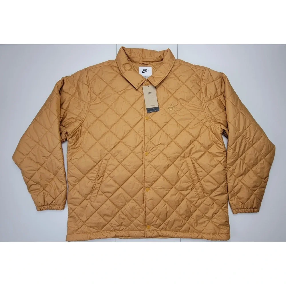 Nike Lightweight Quilted Therma-FIT Insulated Jacket FZ0634-224 Mens Size XL New